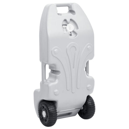 Camping-Wassertank mit Rollen 25 L Grau