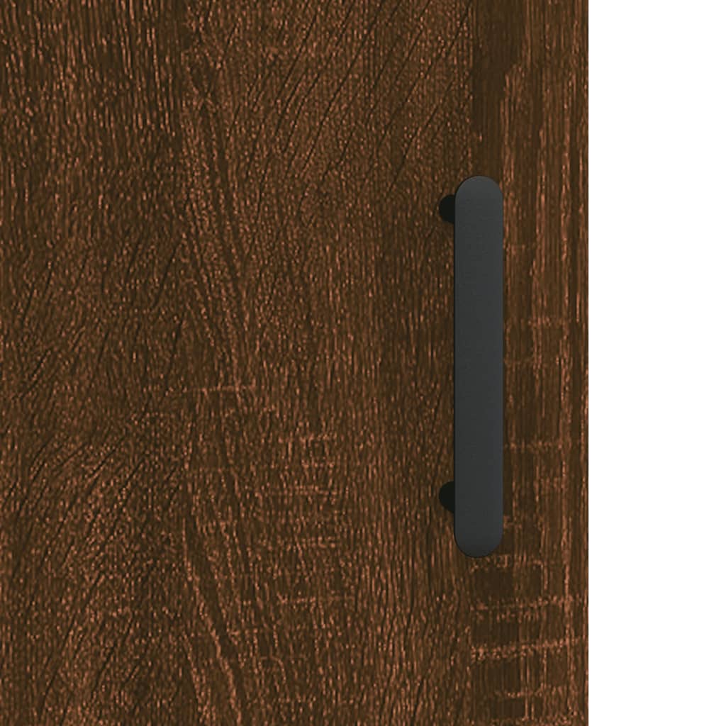 Nachttisch Braun Eichen-Optik 40x40x50 cm Holzwerkstoff