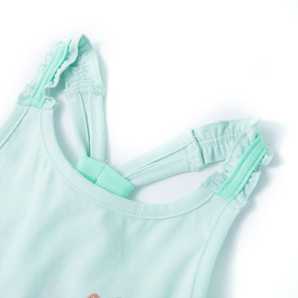 Kinder-Tanktop Helles Minzgrün 92