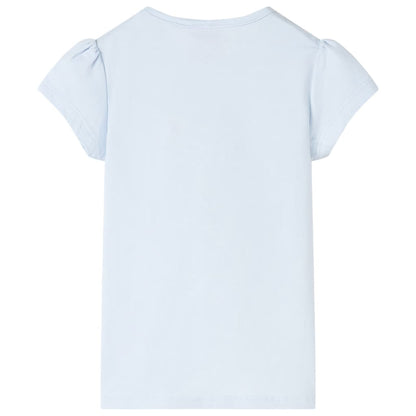 Kinder-T-Shirt Hellblau 92