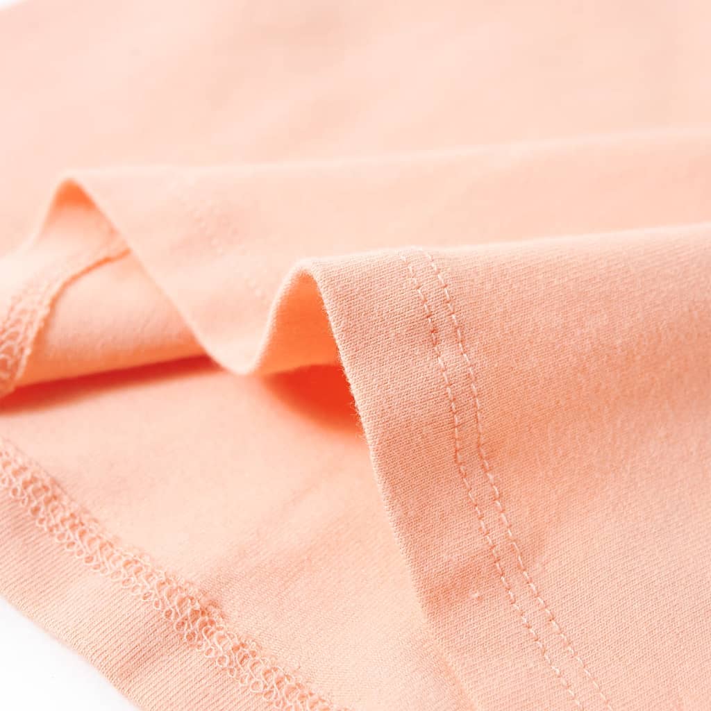 Kinder-T-Shirt Hellorange 92