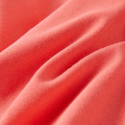 Kinder-T-Shirt mit Flügelärmeln Korallenrosa 92