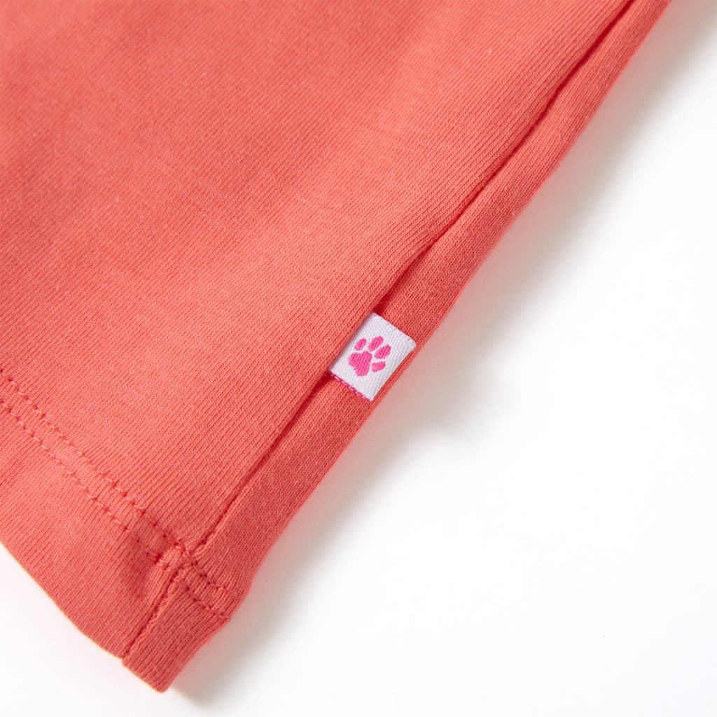 Kinder-T-Shirt Korallenrosa 116