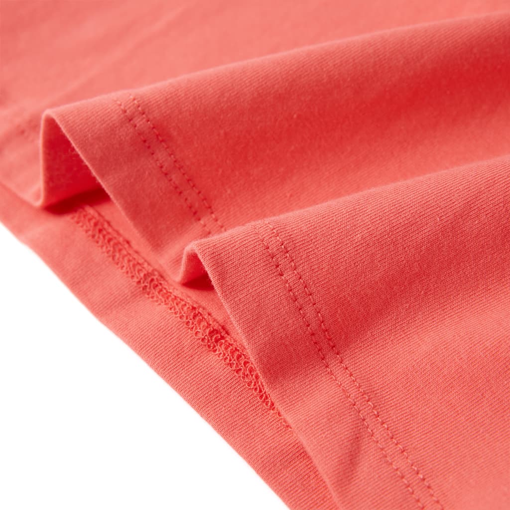 Kinder-T-Shirt Korallenrosa 116