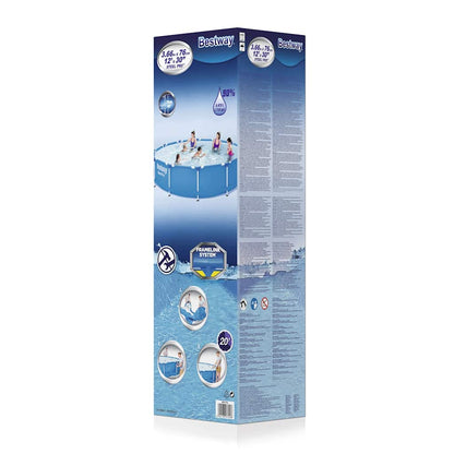 Swimmingpool mit Rahmen Steel Pro 366x76 cm