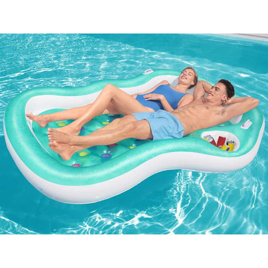 Double Designer Wasserliege 224x174 cm
