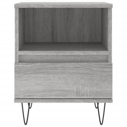 Nachttisch Grau Sonoma 40x35x50 cm Holzwerkstoff