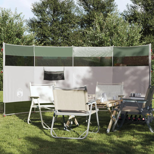 Camping-Windschutz Grün 366x152x152 cm Wasserdicht