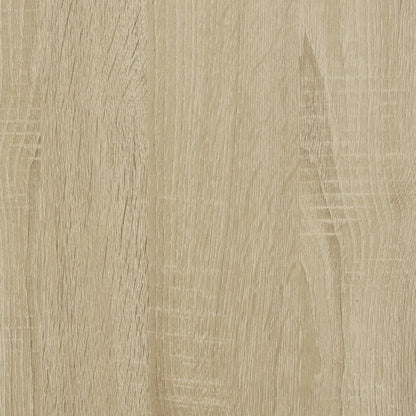 Schrank mit Rollen Sonoma-Eiche 60x22x79 cm Holzwerkstoff