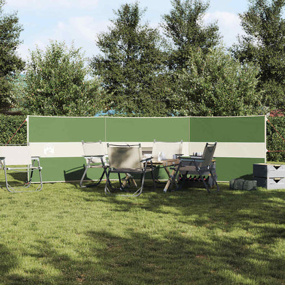 Camping-Windschutz Grün 490x123 cm Wasserdicht
