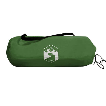 Camping-Windschutz Grün 490x123 cm Wasserdicht
