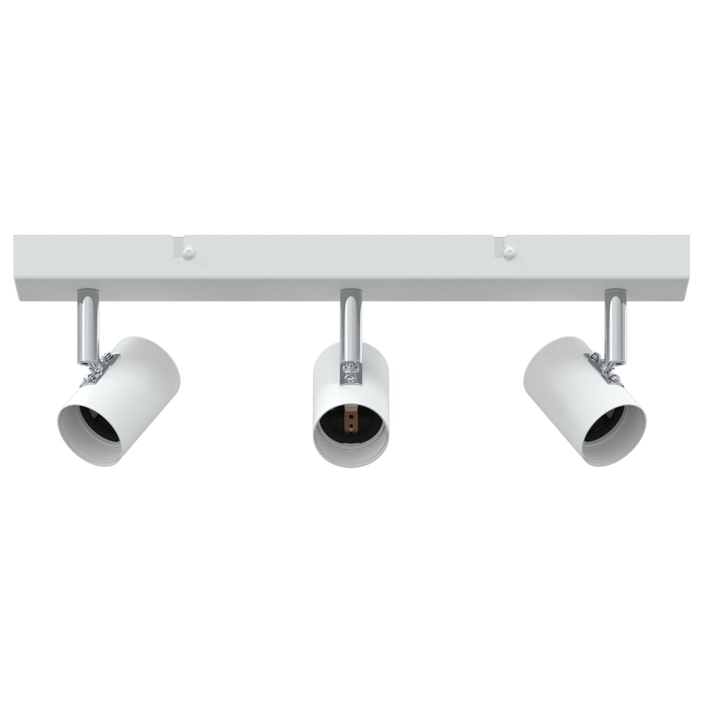 Deckenstrahler 3-Wege verstellbar Weiß E27